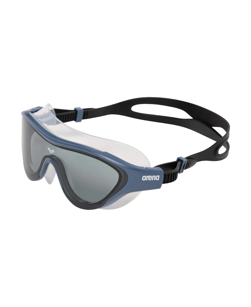 Máscara de natación unisex arena The One - Carbón/Gris Azul