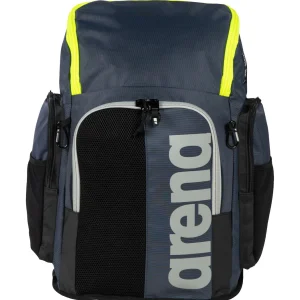 Mochila para natación arena 45L Spiky III - Marino/Neón