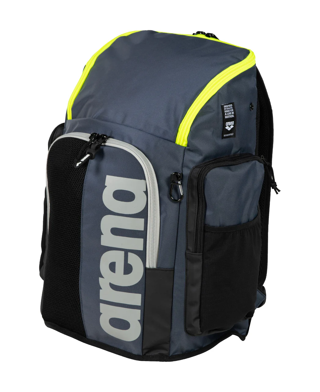 Mochila para nataci贸n arena 45L Spiky III - Marino/Ne贸n - Imagen 3