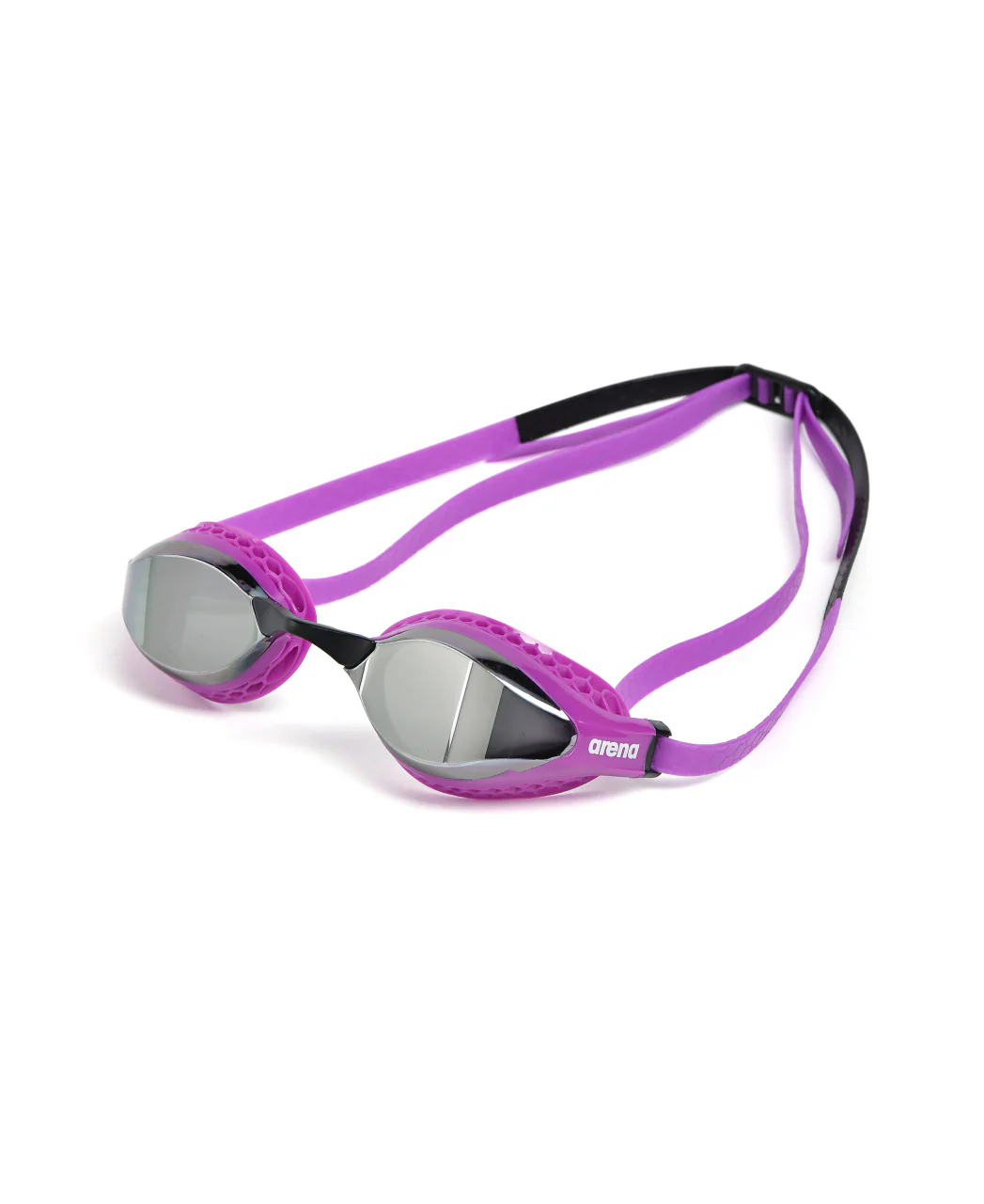 Gafas de nataci贸n para competici贸n arena unisex Airspeed Mirror - Plata/Morado