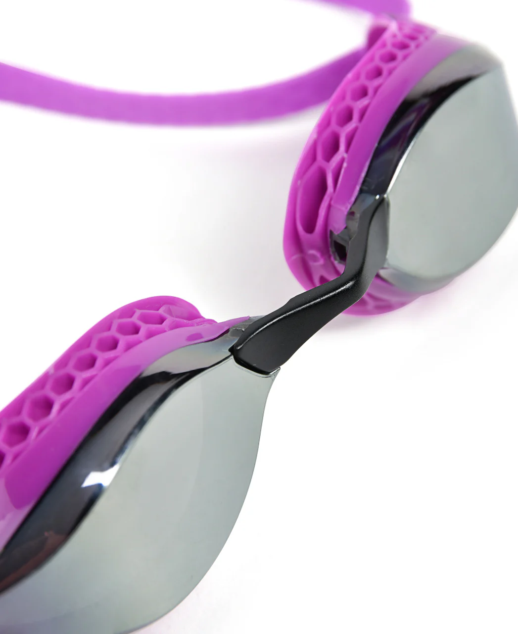 Gafas de nataci贸n para competici贸n arena unisex Airspeed Mirror - Plata/Morado - Imagen 6