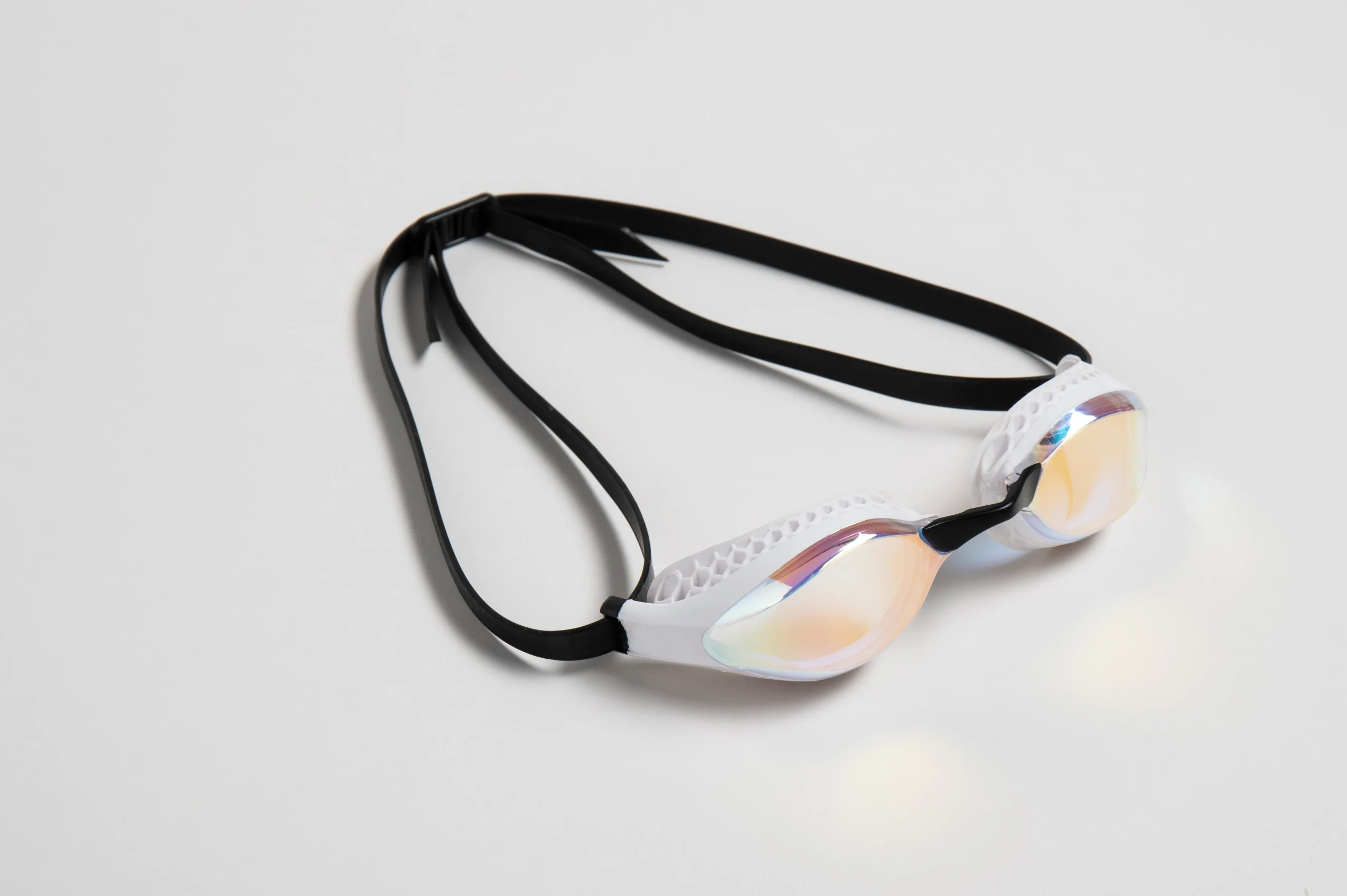 Gafas de nataci贸n para competici贸n arena unisex Airspeed Mirror - Cobre Amarillo