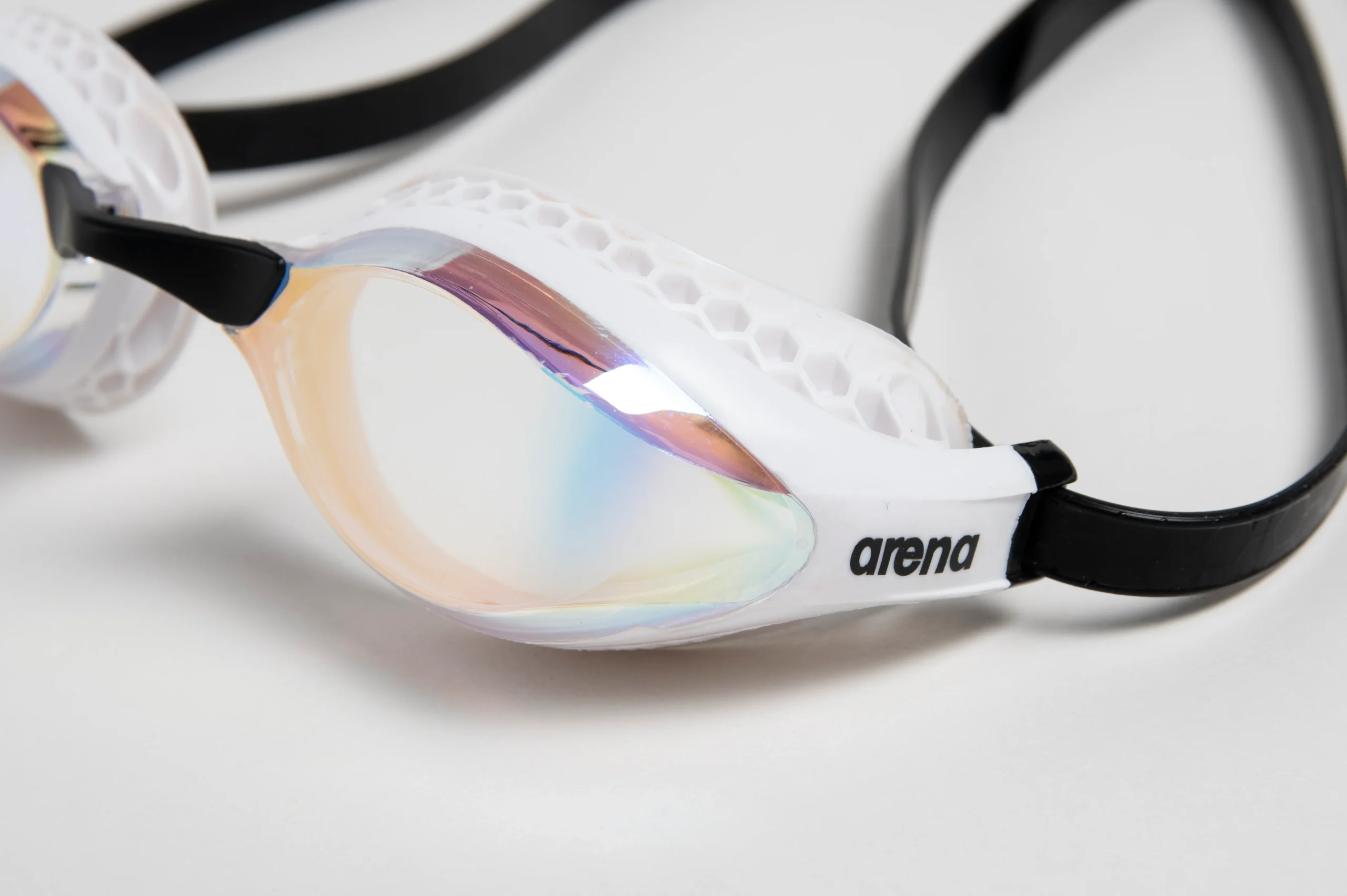 Gafas de nataci贸n para competici贸n arena unisex Airspeed Mirror - Cobre Amarillo - Imagen 4