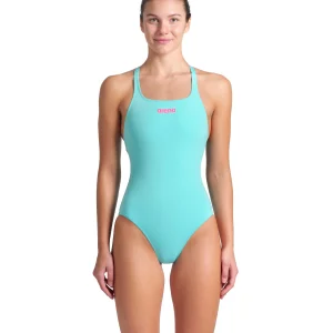 Bañador liso arena Performance para mujer Swim Pro Team Agua - Impactante