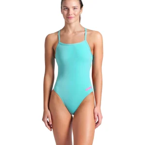 Bañador liso arena Performance para mujer Challenge Team Agua - Impactante