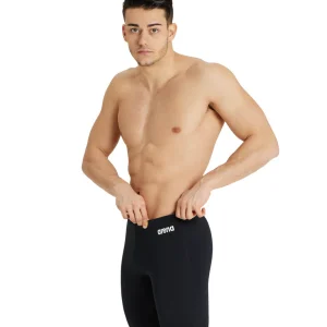 Bañador jammer liso arena Performance para hombre Team - Blanco Negro