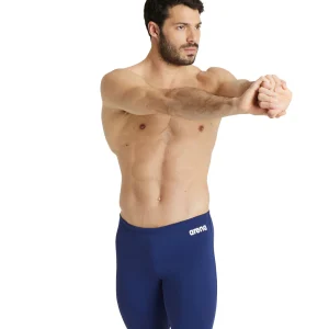Bañador jammer liso arena Performance para hombre Team - Marino/Blanco