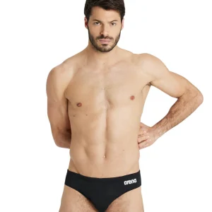 Bañador slip liso arena Performance para hombre Team - Blanco Negro