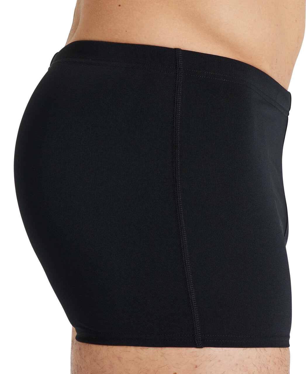 Bañador corto liso arena Performance para hombre Team - Blanco Negro - Imagen 3