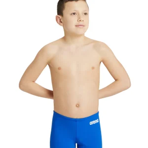 Bañador corto liso arena Performance para niño Team - Royal/Blanco