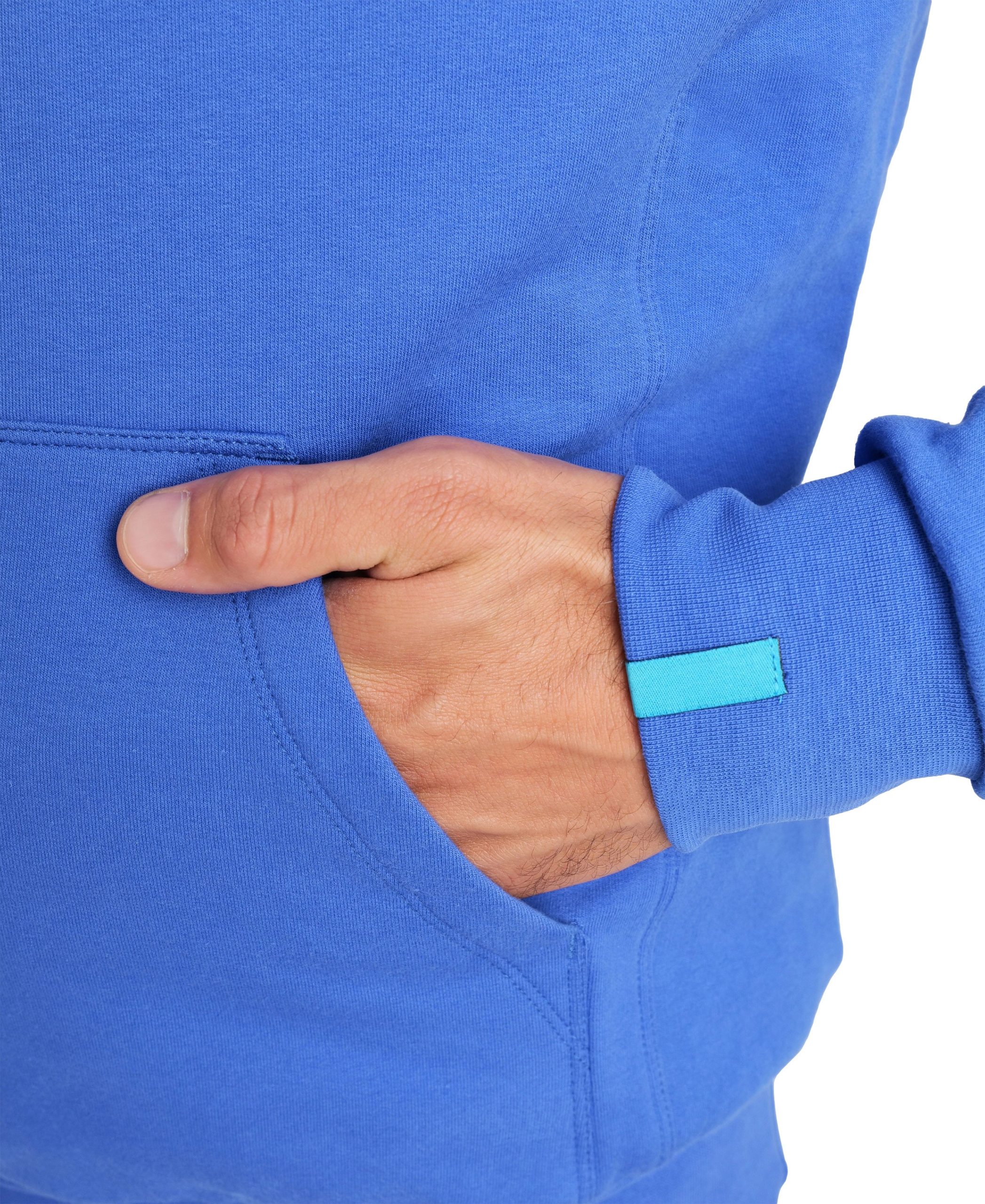 Sudadera Team Hooded Sweat Panel - Azul - Imagen 5