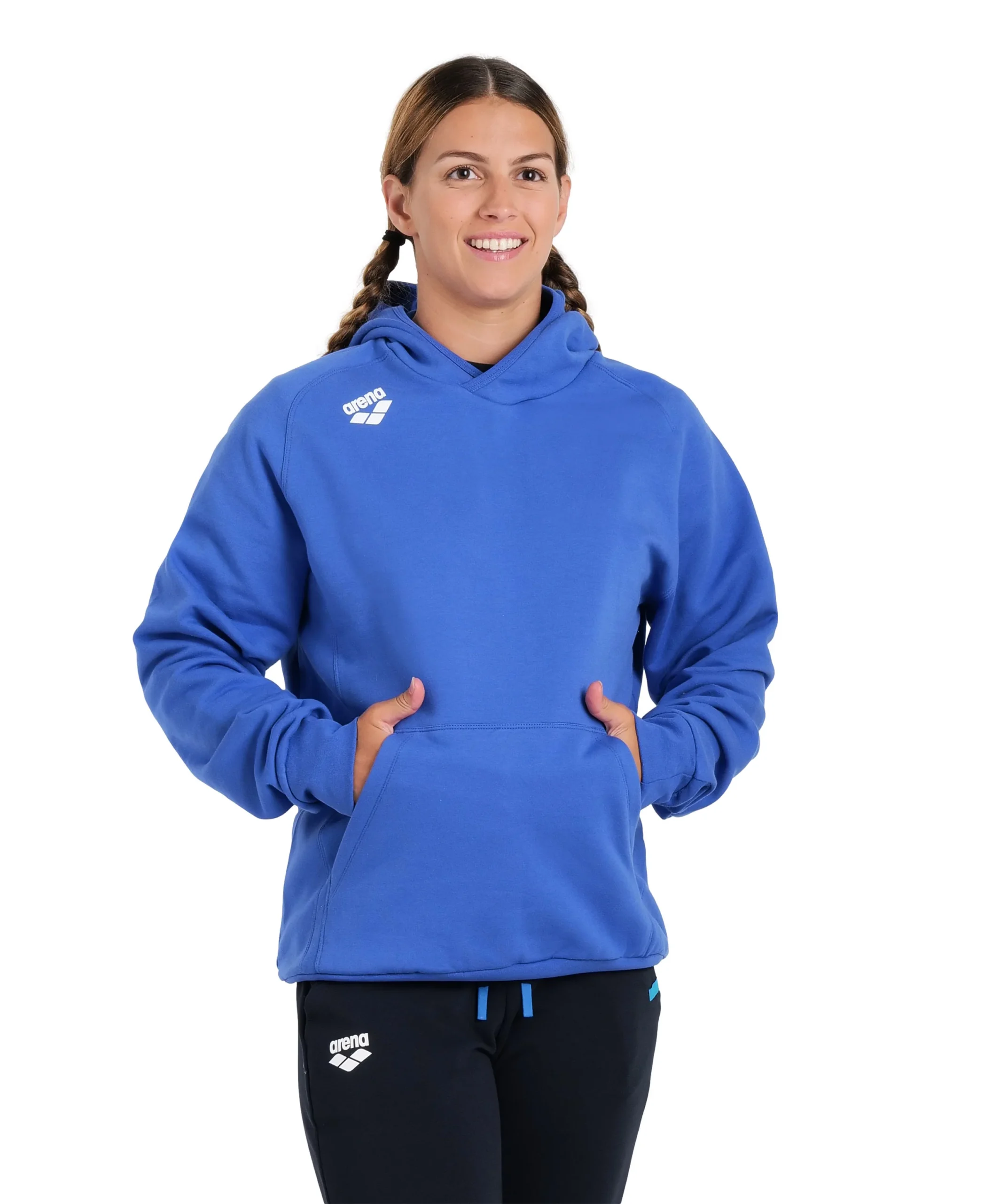 Sudadera Team Hooded Sweat Panel - Azul - Imagen 7
