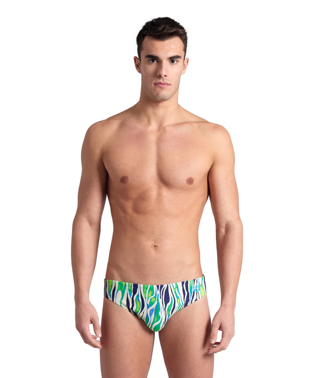 Bañador slip arena para hombre Allover - Verde Cuarzo