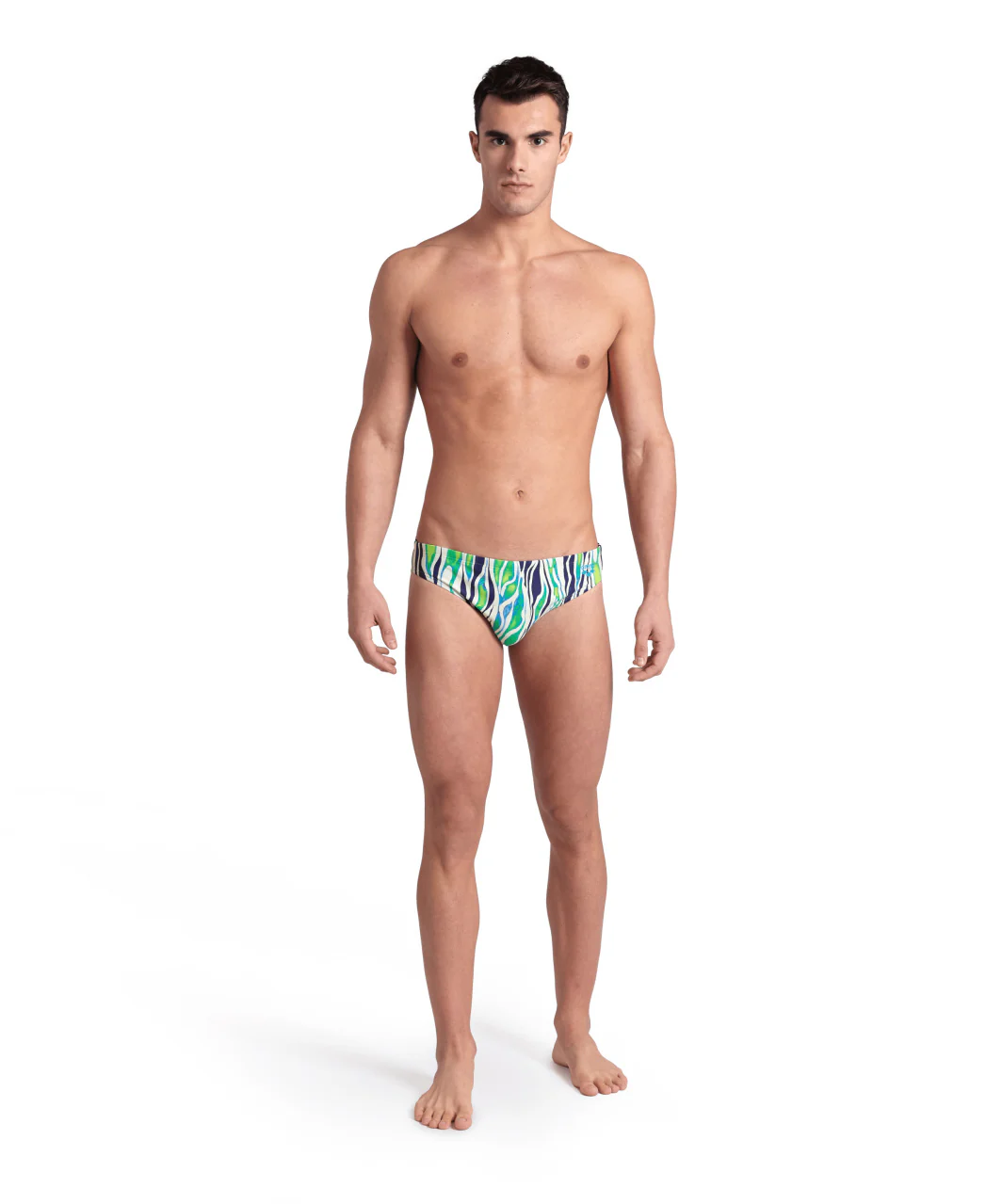 Bañador slip arena para hombre Allover - Verde Cuarzo - Imagen 5