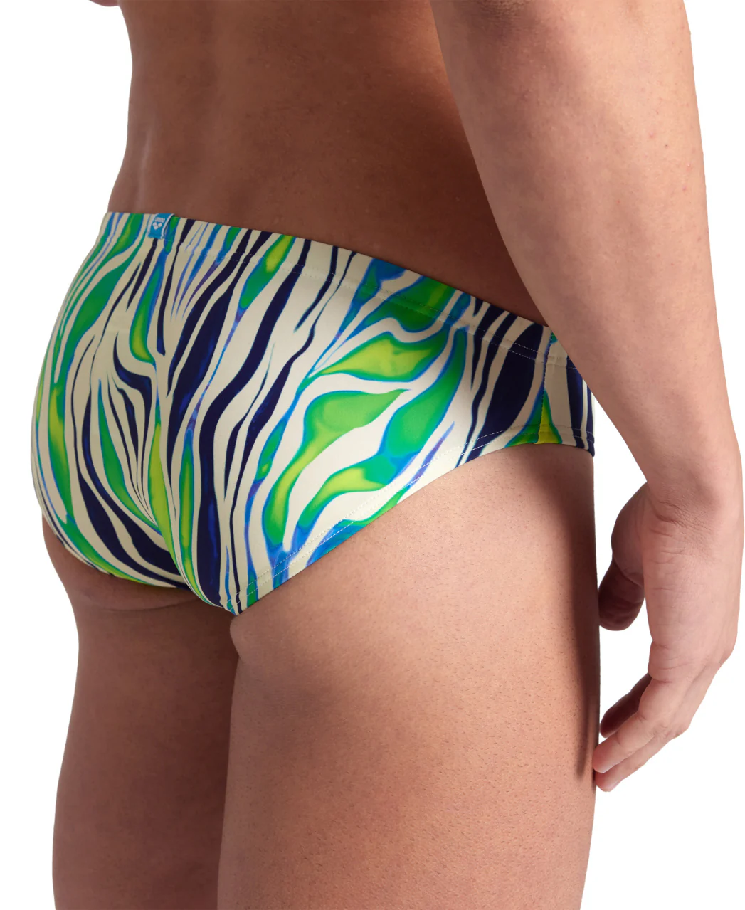 Bañador slip arena para hombre Allover - Verde Cuarzo - Imagen 3