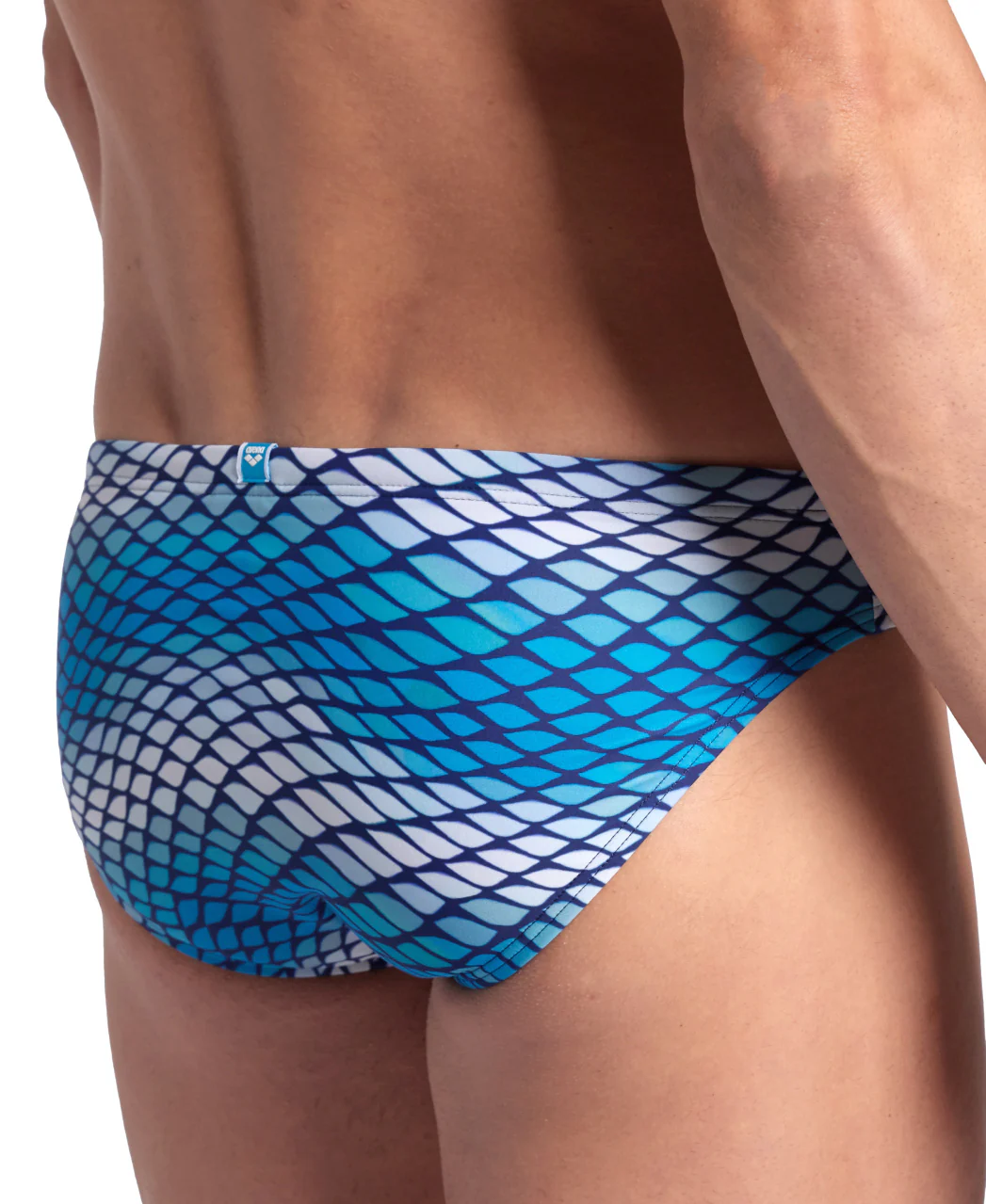 Bañador slip arena para hombre Allover - Azul Lago Multi - Imagen 3