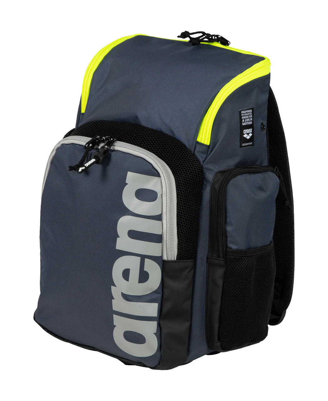 Mochila para nataci贸n arena 35L Spiky III - Marino/Ne贸n - Imagen 4