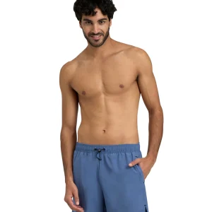 Bañador short de playa arena para hombre Evo Solid - Gris Azul