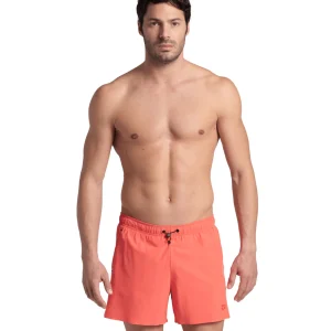 Bañador short de playa arena para hombre Evo Solid - Calypso Coral