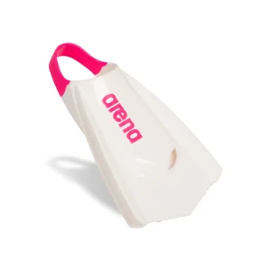 Aleta de entrenamiento arena Powerfin Pro II Blanco - Rosa