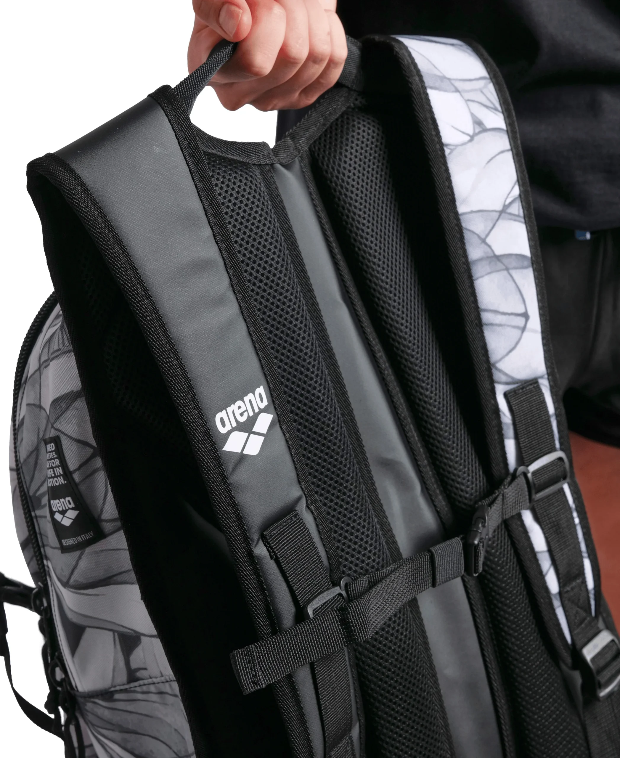 Mochila arena Fastpack 3.0 Allover 40L Fondo Del Mar - Imagen 9