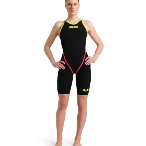 Bañador Arena Powerskin para mujer Carbon-Core FX One Piece Negro/Fluor