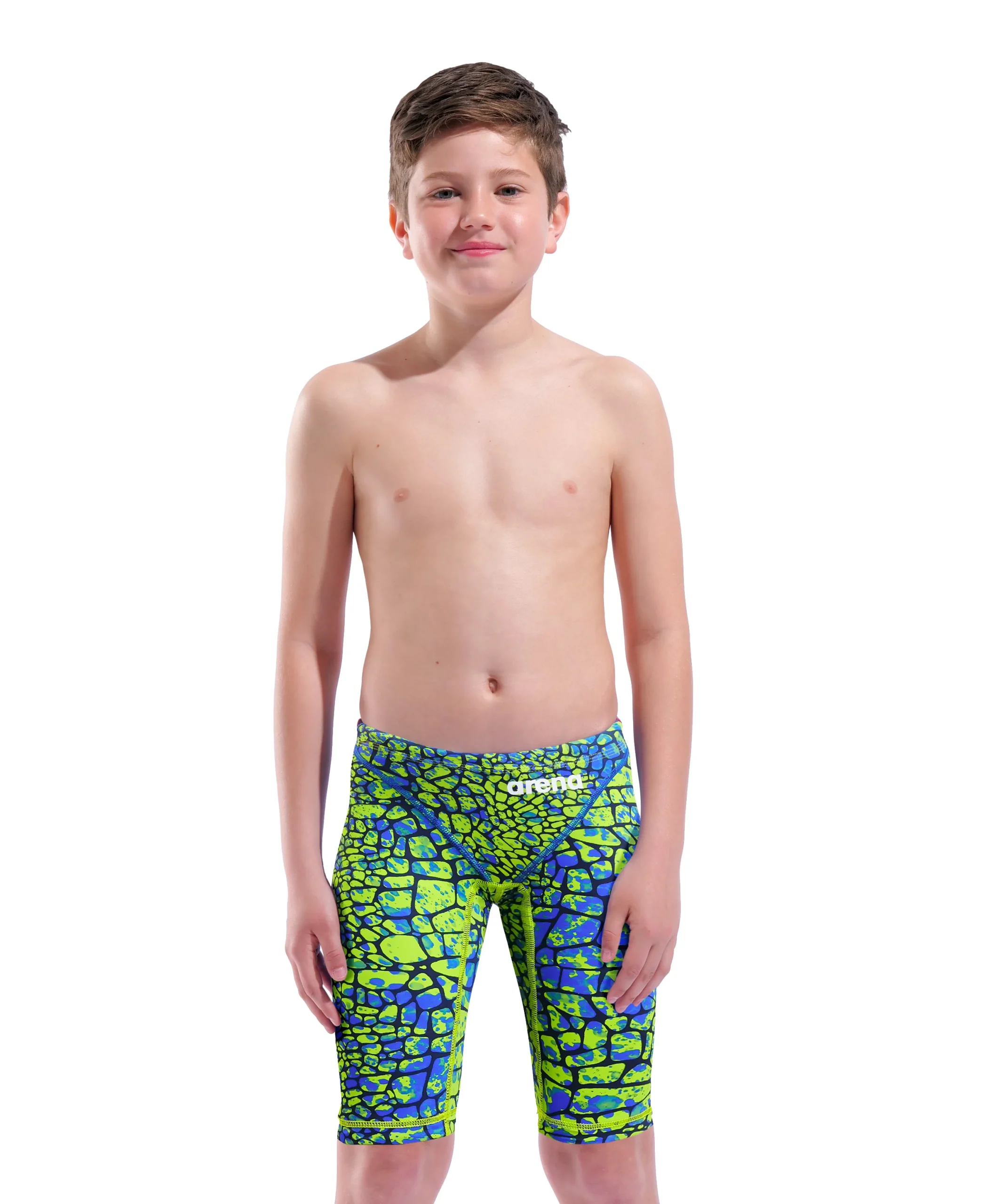 Bañador Jammer de competición arena Powerskin ST Next para niño Snake Green