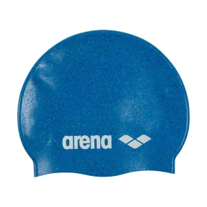 Gorro de natación de silicona arena para niños Junior - Azul/Multi