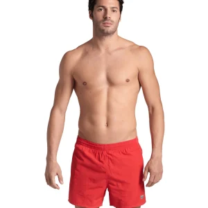 Bañador short arena para hombre Bywayx R - Flúor Rojo/Agua