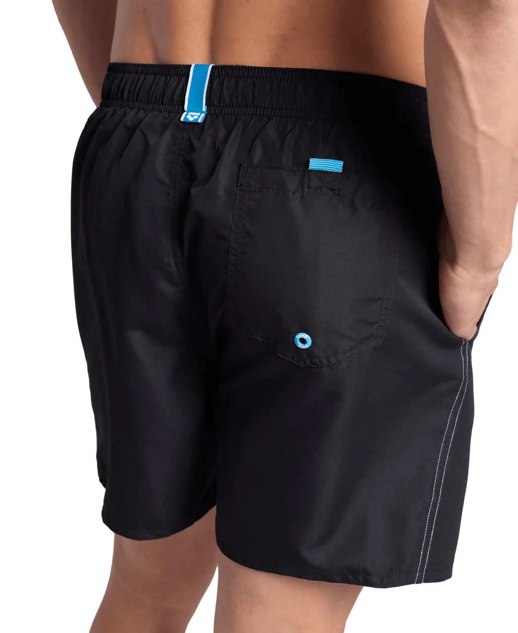 Bóxer de playa arena para hombre Fundamentals R - Blanco Negro - Imagen 5