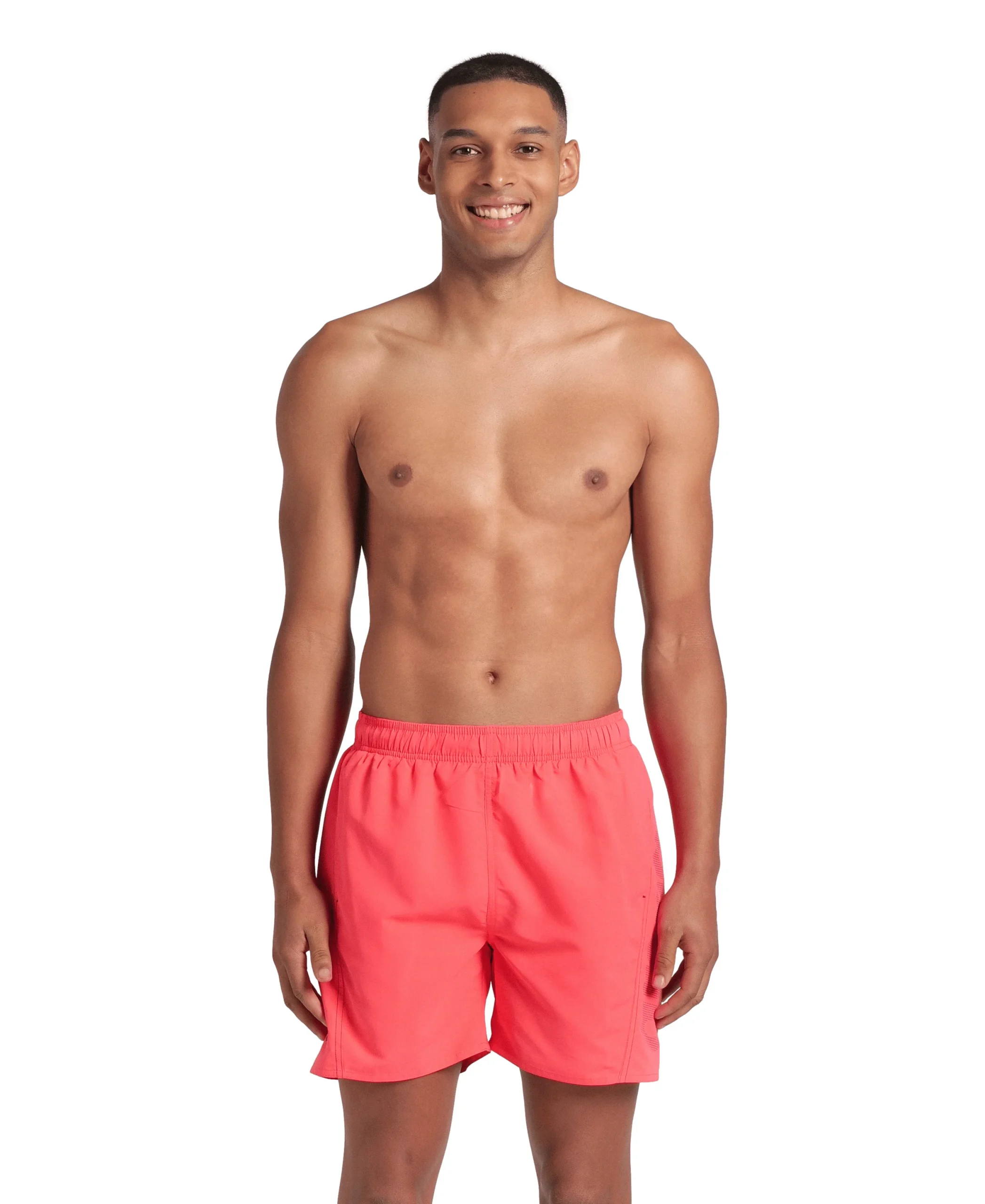 Bóxer de playa arena para hombre Fundamentals Logo R Coral Calipso