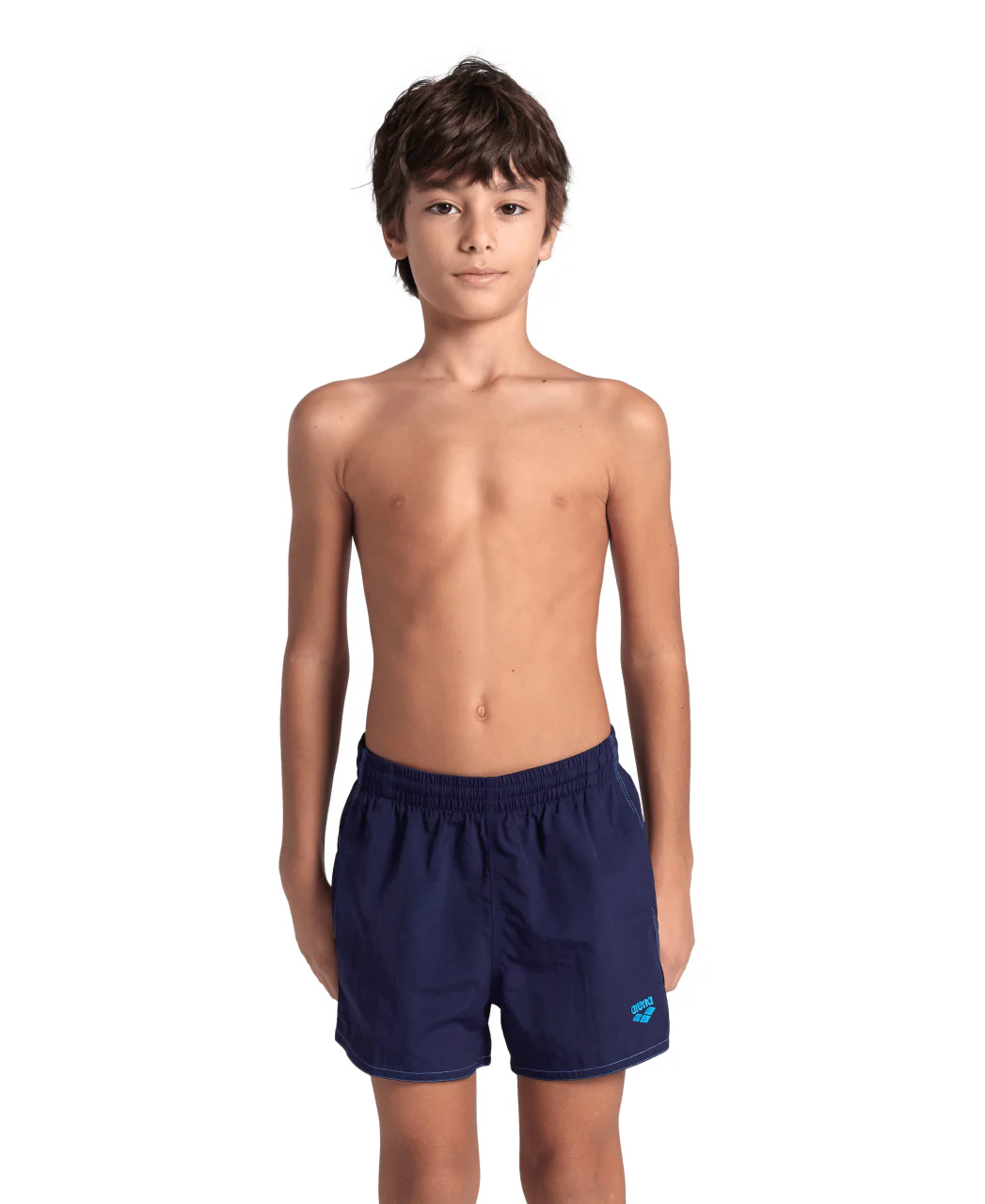 Bañador short arena para niño Bywayx R - Marino/Turquesa