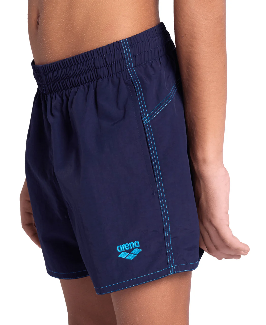 Bañador short arena para niño Bywayx R - Marino/Turquesa - Imagen 3