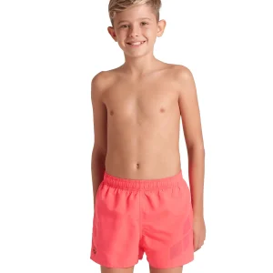 Bañador short arena para niño Logo R Coral Calipso