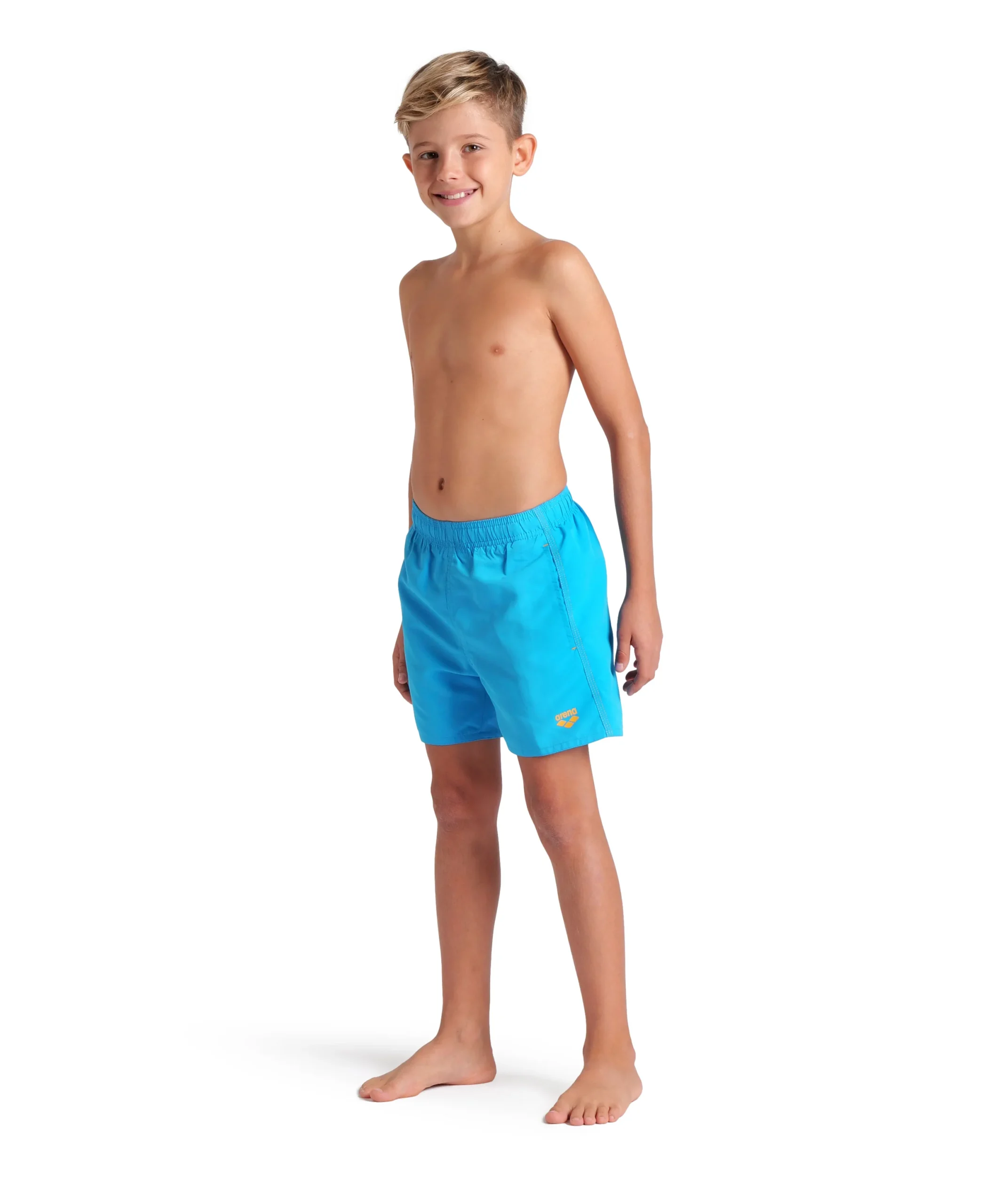 Bóxer de playa para niño arena Solid R Turquesa - Imagen 3