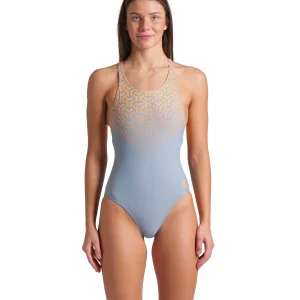 Bañador arena Feel para mujer Kikko V Back  Espuma De Mar - Loro