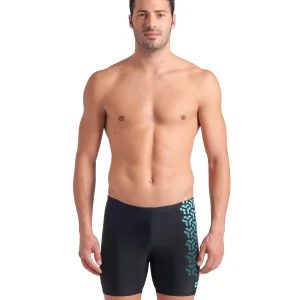 Bañador mid jammer arena Feel para hombre Negro - Agua