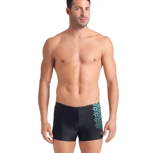Bañador short arena Feel para hombre Kikko V Negro - Agua