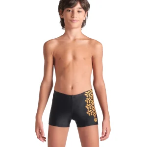 Bañador short arena Feel para niño Kikko V Negro - Loro