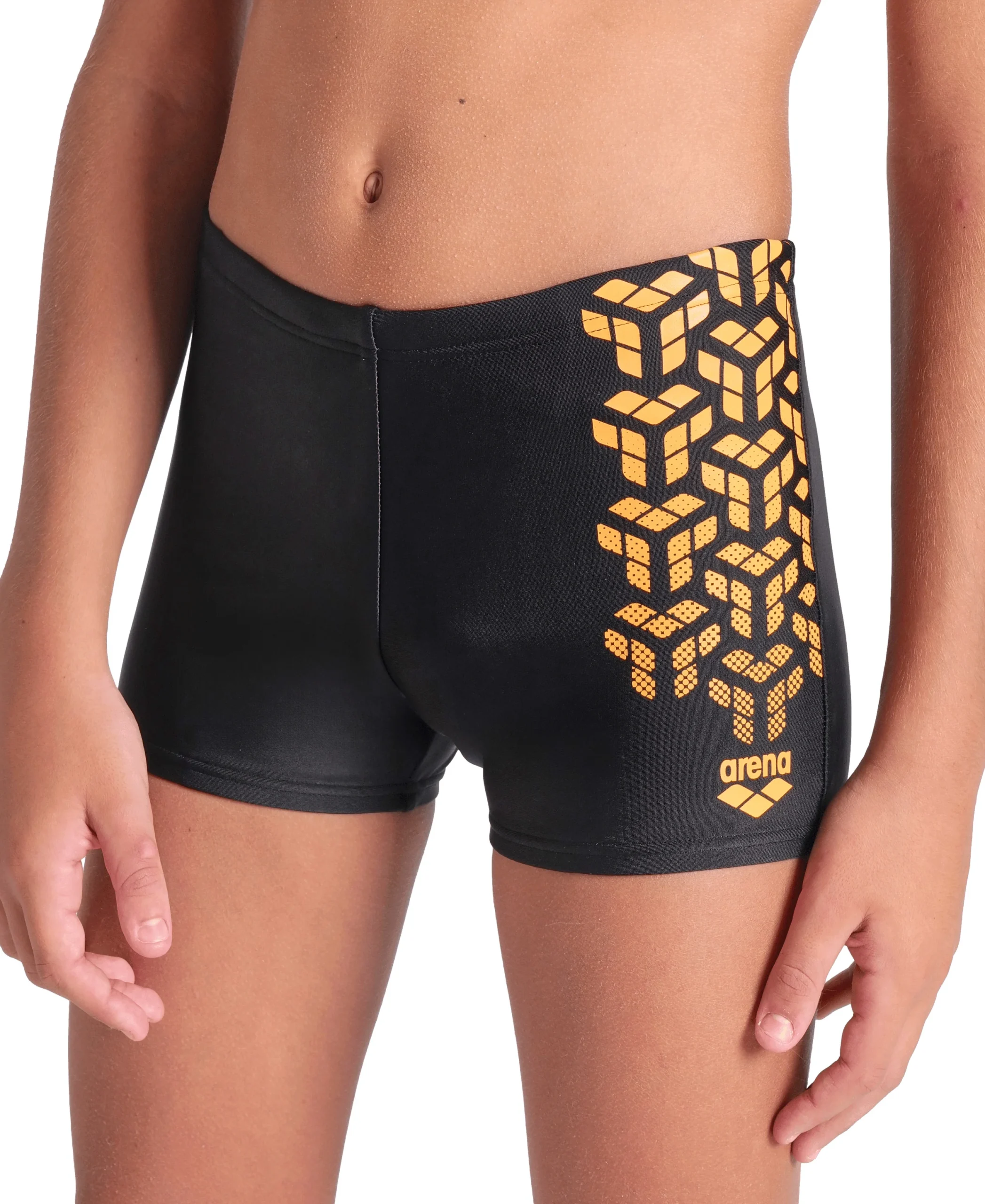 Bañador short arena Feel para niño Kikko V Negro - Loro - Imagen 4