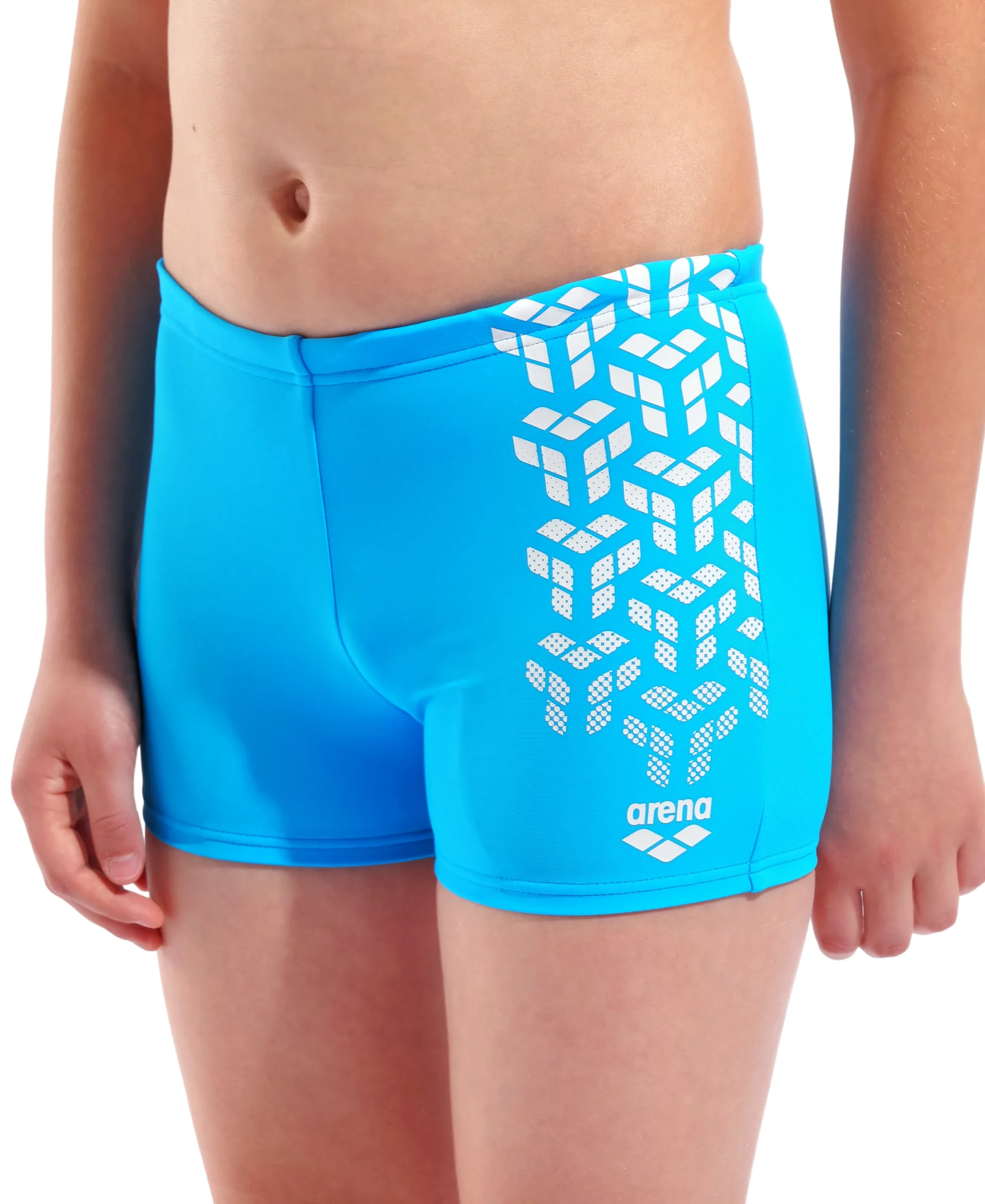 Bañador short arena Feel Kikko V para niño - Turquesa/Blanco - Imagen 4