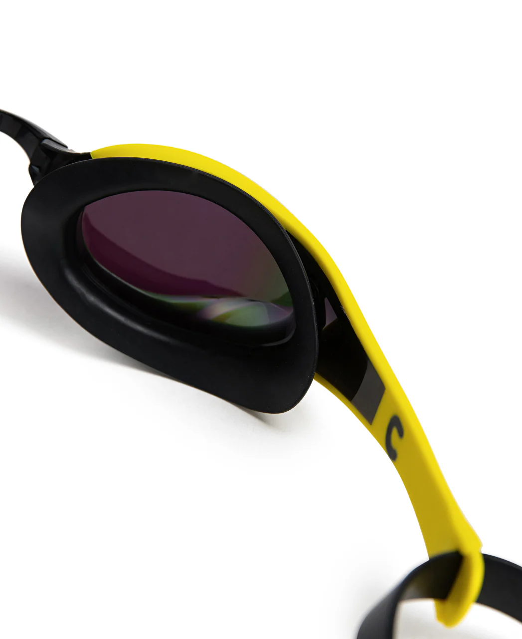 Gafas de nataci贸n de competici贸n arena unisex Cobra Edge Swipe Mirror - Esmeralda/Amarillo - Imagen 6