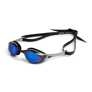 Gafas de natación de competición arena unisex Cobra Edge Swipe Mirror - Azul/Plata