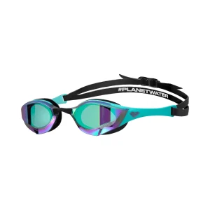 Gafas de natación para competición arena unisex Cobra Edge Swipe Mirror  Esmeralda - Pavo Real