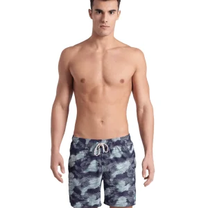 Bóxer de playa arena para hombre Allover - Asfalto/Multi