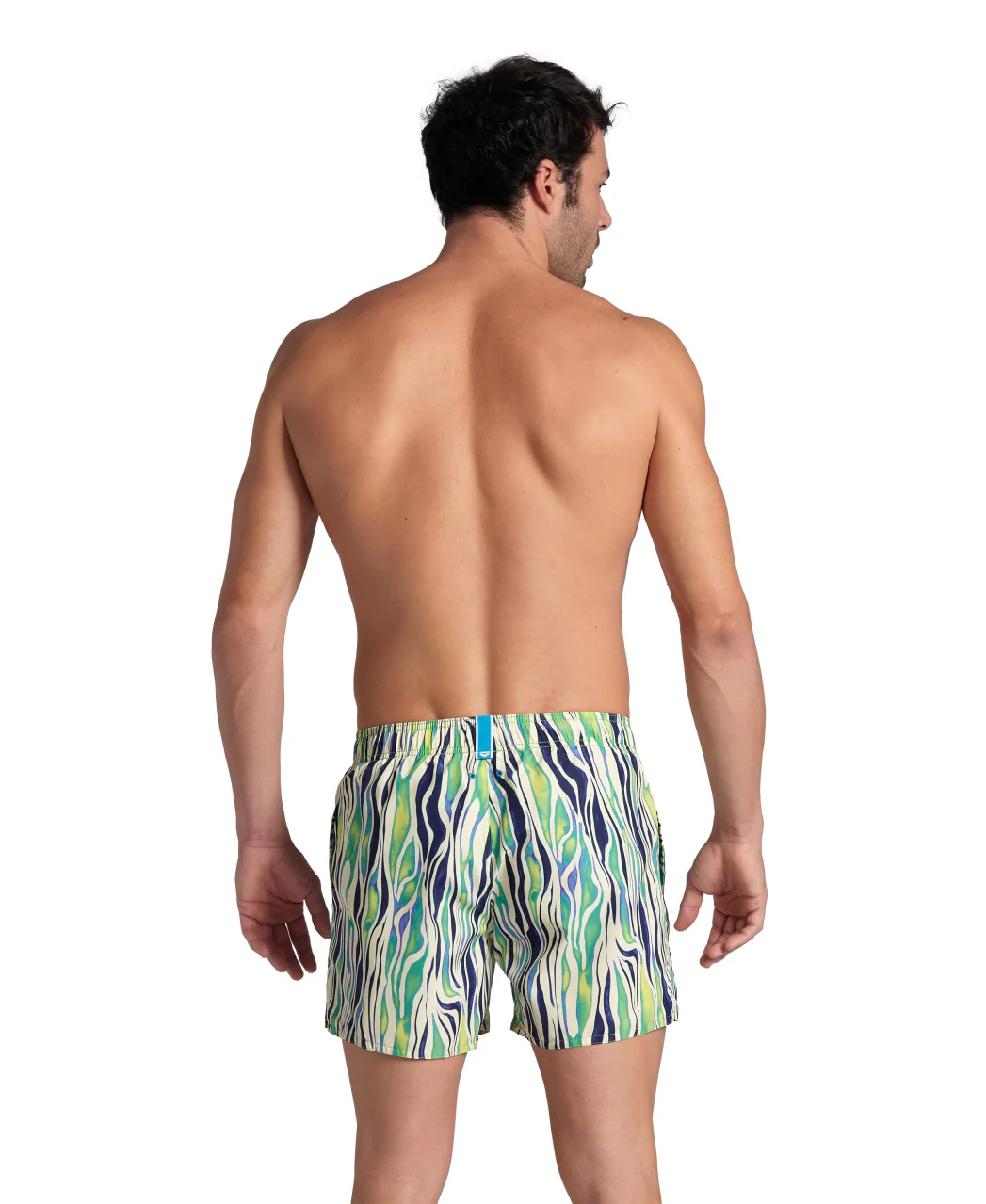 Bañador short arena para hombre Allover - Verde Cuarzo - Imagen 4