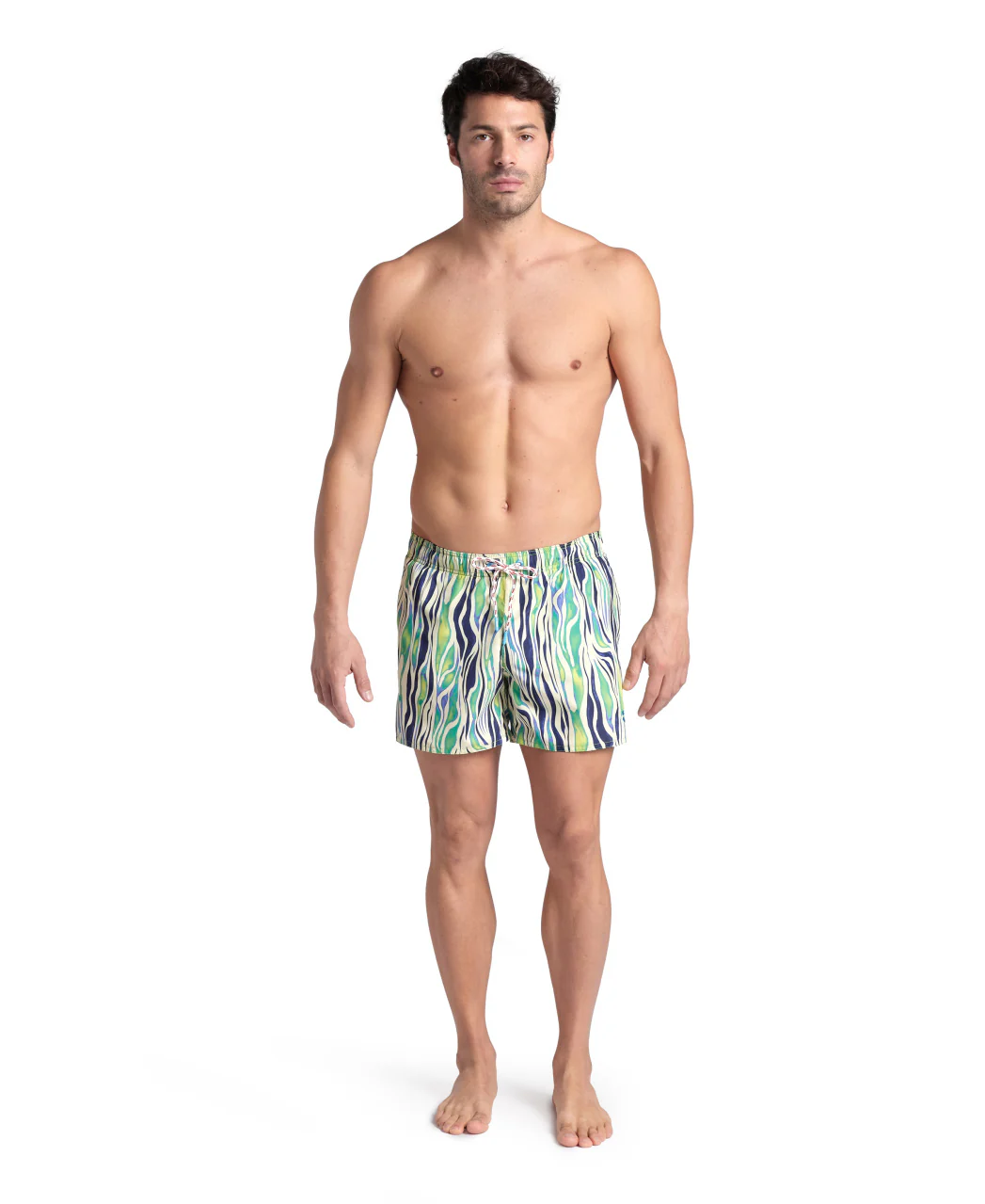 Bañador short arena para hombre Allover - Verde Cuarzo - Imagen 5