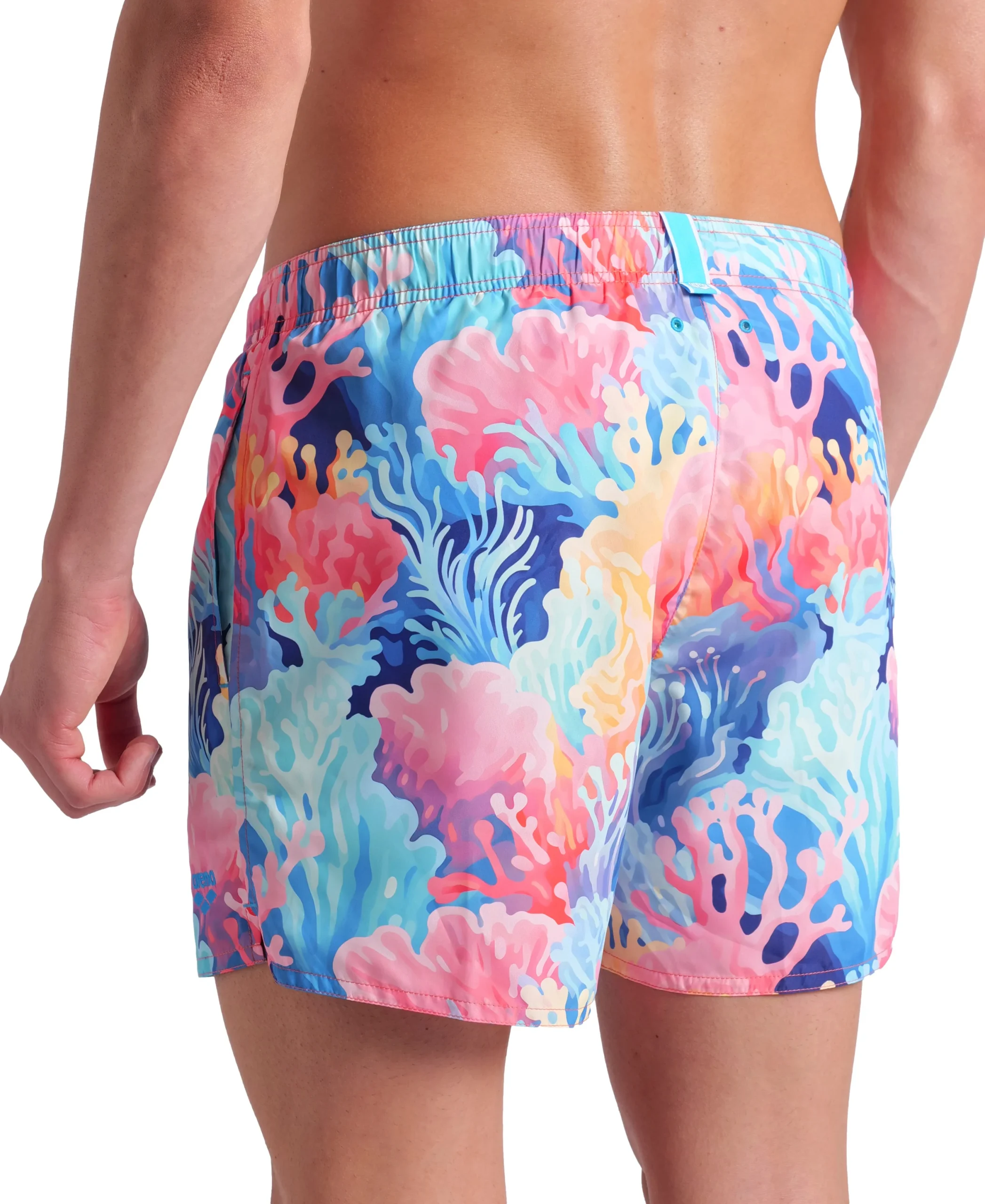 Short de playa arena para hombre Water Print Allover Agua Multi - Imagen 4