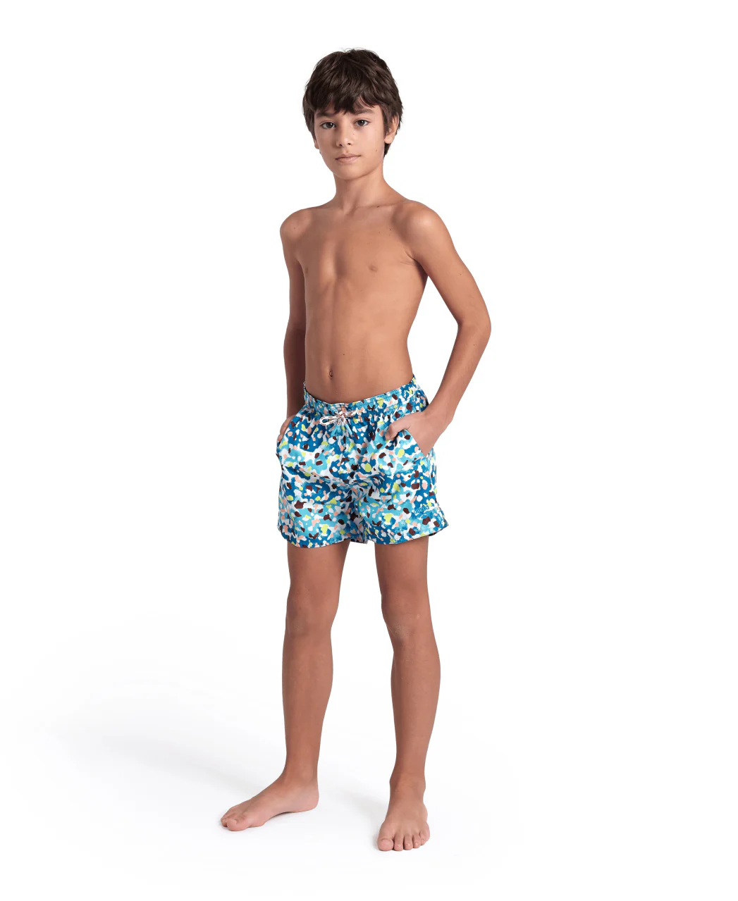 Bóxer de playa para niño arena Allover R - Agua/Multi - Imagen 5