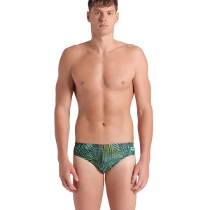 Bañador slip arena Performance para hombre Energy - Verde Multi